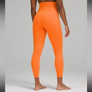 Lululemon Wunder Under High Rise Orange Soda Leggings 25” - Size 6